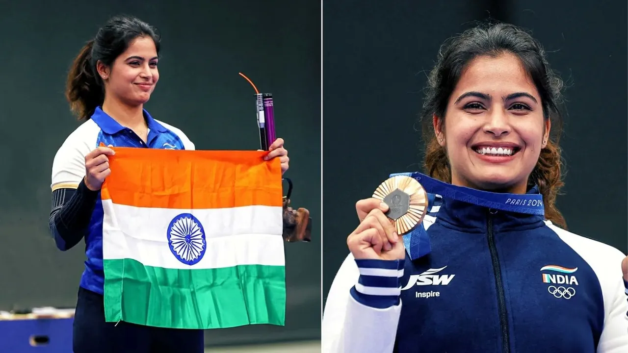 Paris Olympic 2024, Manu Bhaker Bronze Medal, Manu Bhaker