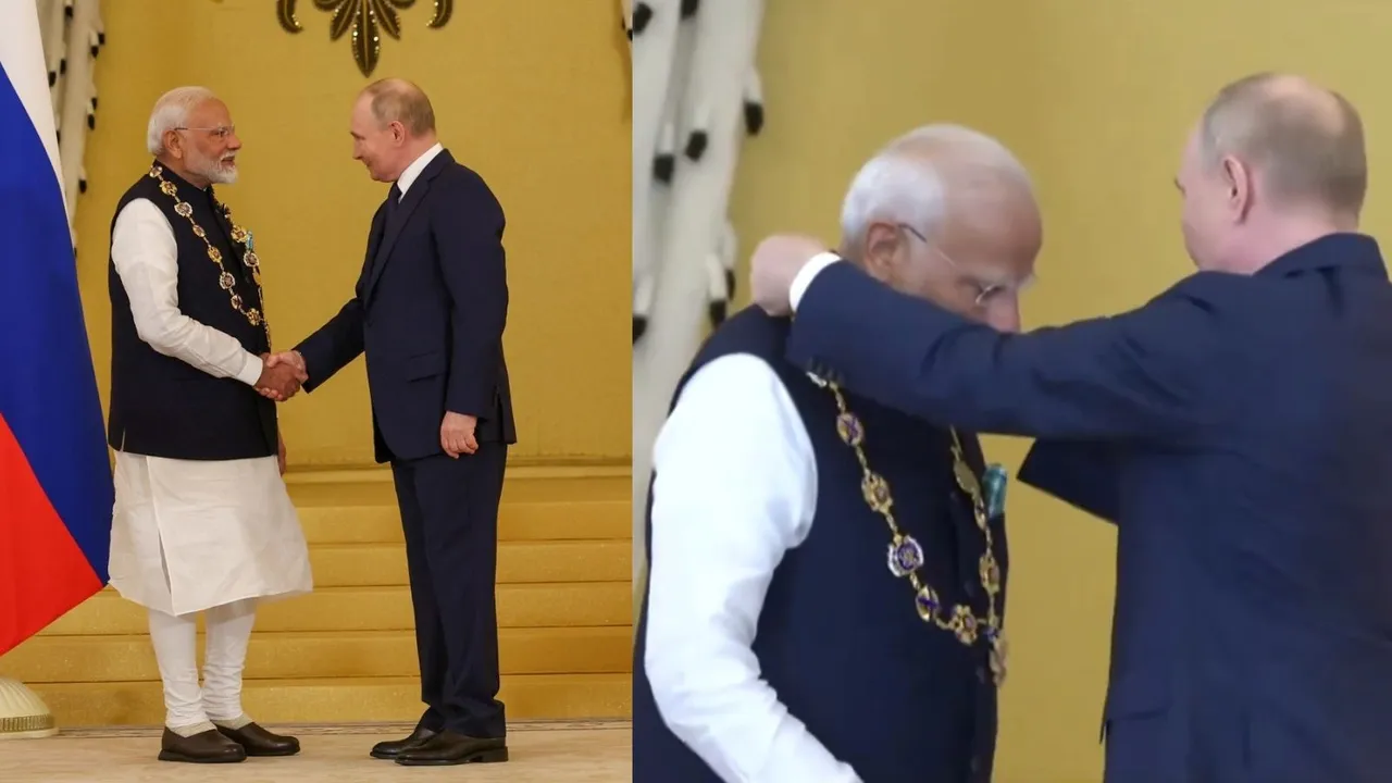 Prime Minister Narendra Modi, russia, Order of St Andrew the Apostle