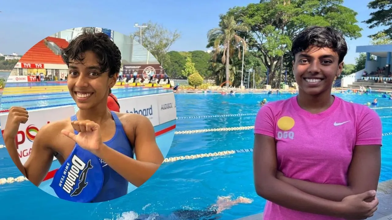 Dhinidhi Desinghu | Dhinidhi Desinghu India swimmer| Dhinidhi Desinghu in paris Olympics 2024 | Paris Olympics 2024 Indian athletes | indian athletes in olympics 2024
