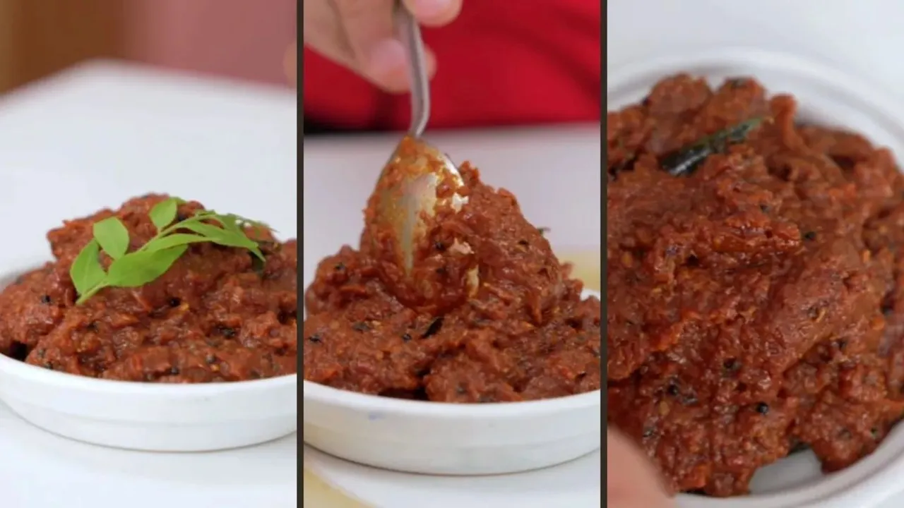 Onion Garlic Chutney, Onion Garlic Chutney recipe