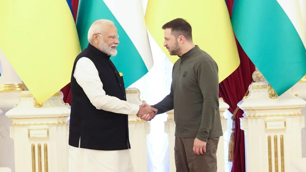 PM Modi Ukraine visit, India-Ukraine relations, Modi Zelenskyy meeting