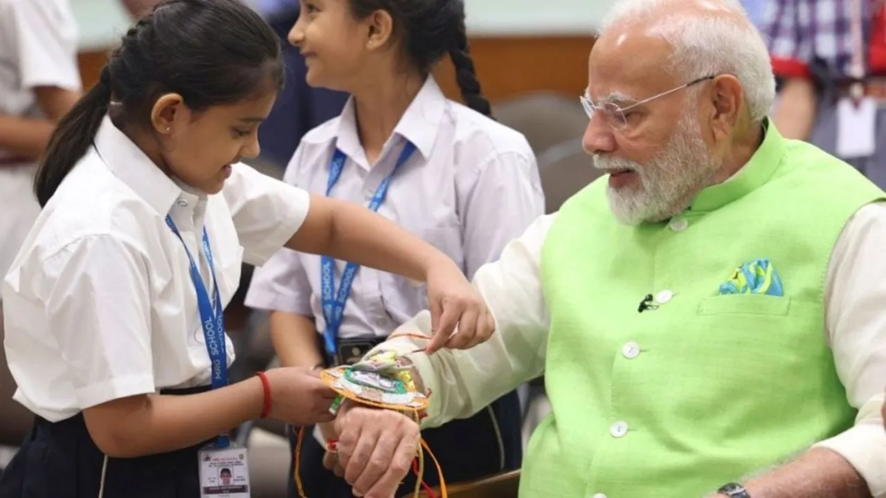RakshaBandhan on PM Narendra Modi