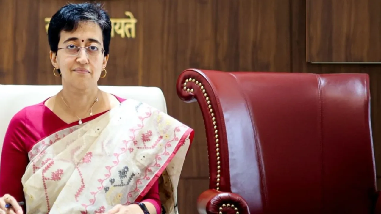 Atishi empty chair Arvind Kejriwal