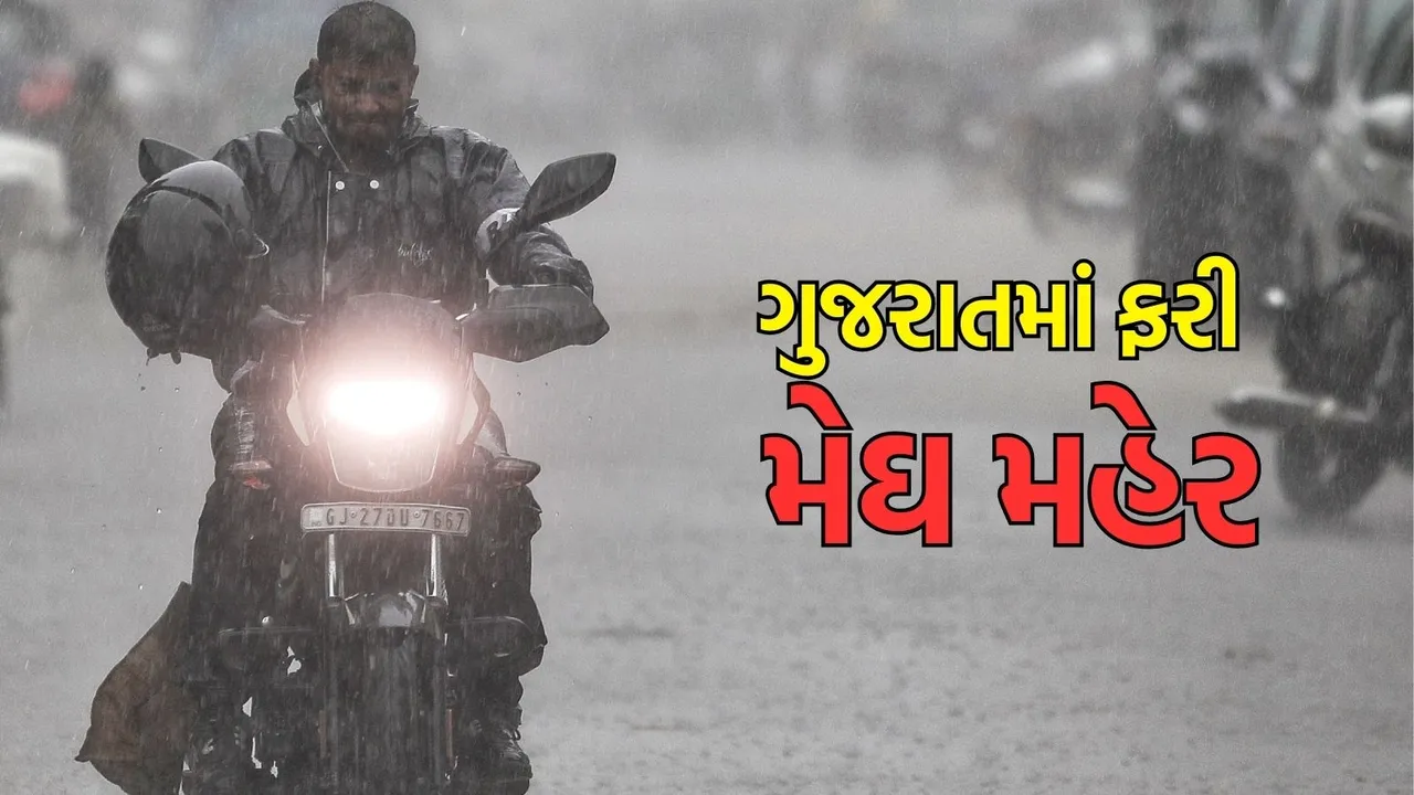 Gujarat Weather Forecast, IMD Rain Alert: ગુજરાતમાં મેઘરાજાની મહેરબાની