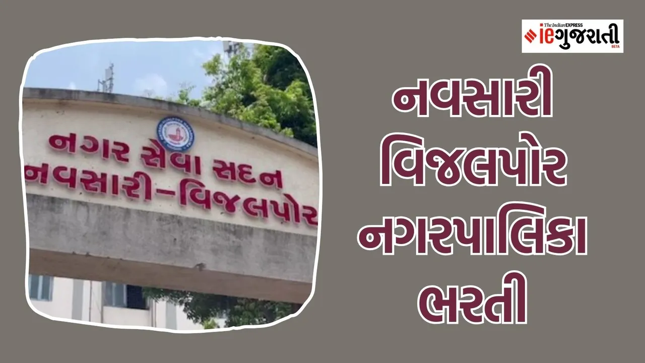 Navsari Vijalpore Municipality Recruitment 2024