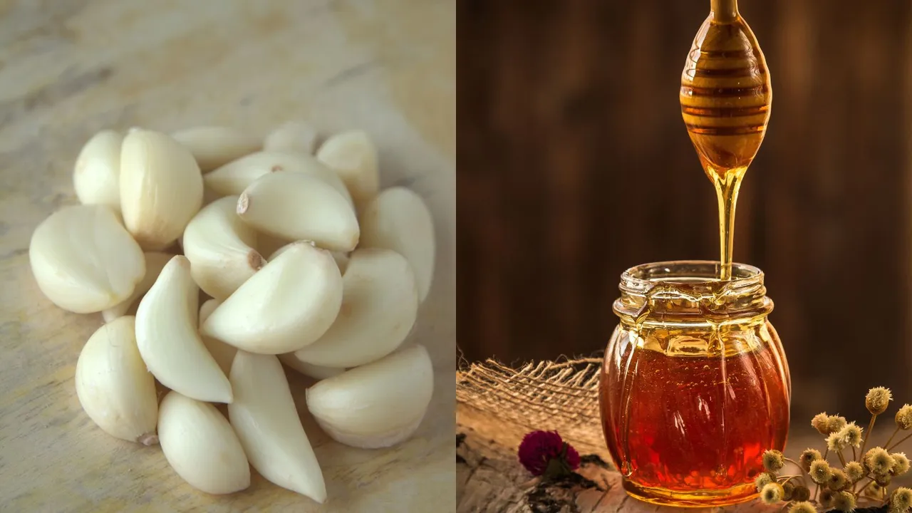 Garlic and honey for seasonal flu cold home remedies