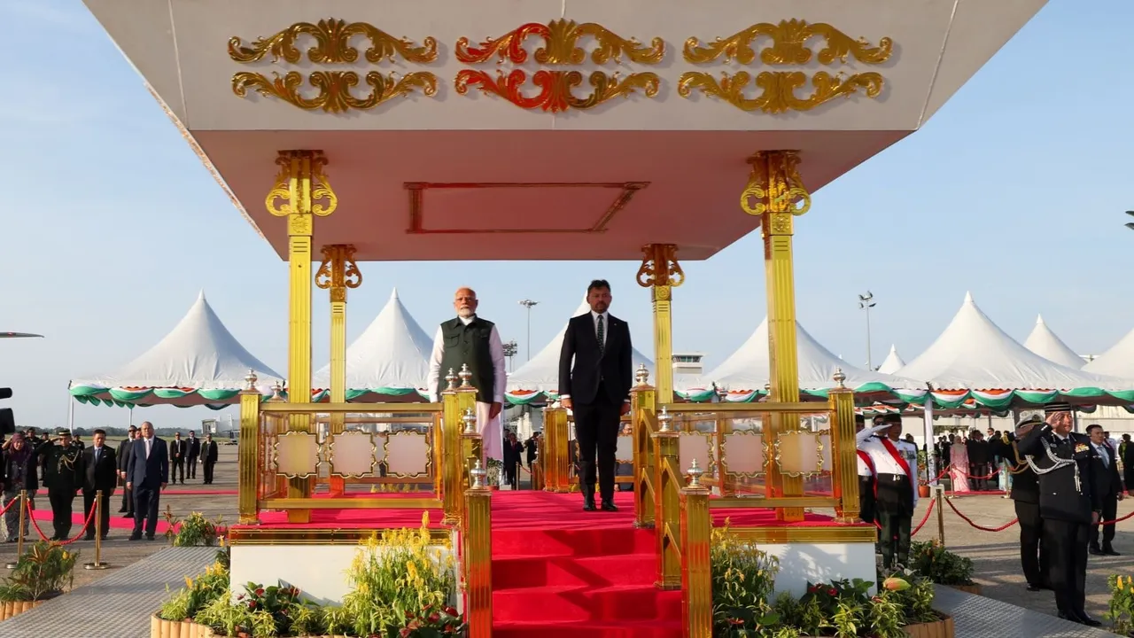 pm modi brunei visit, pm modi , brunei visit
