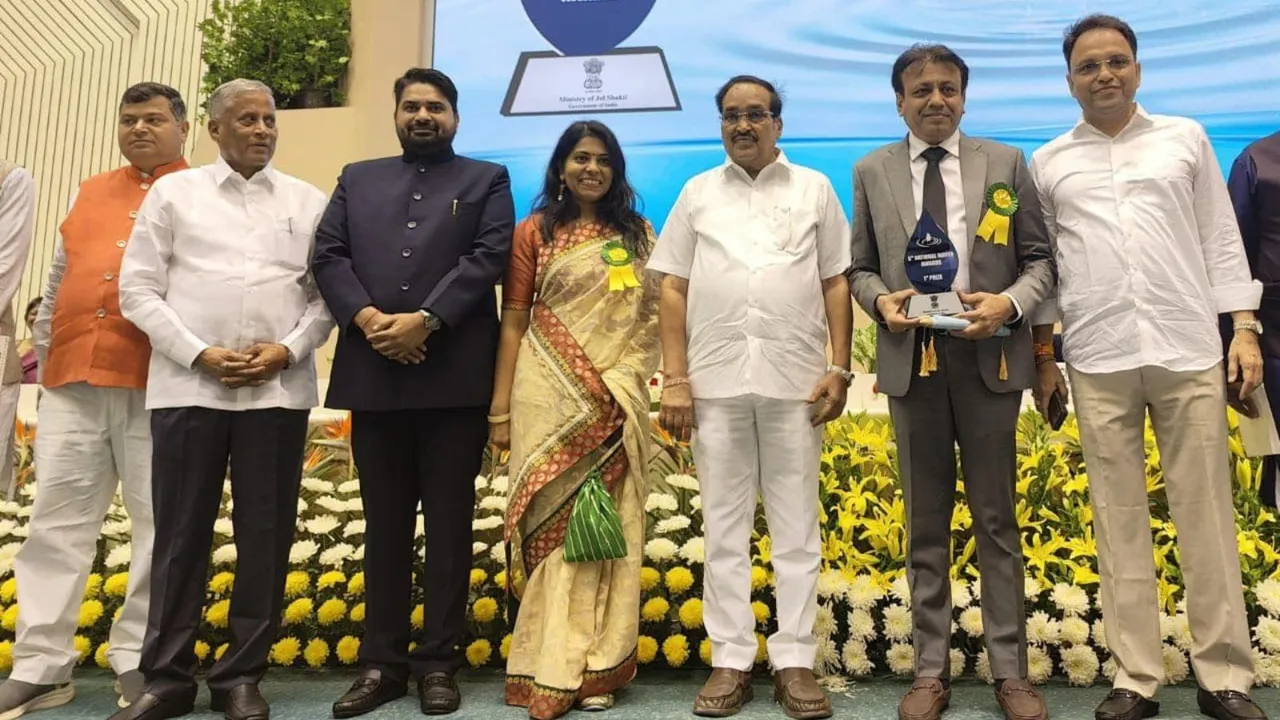 National Water Award, CR Patil, president droupadi murmu,
