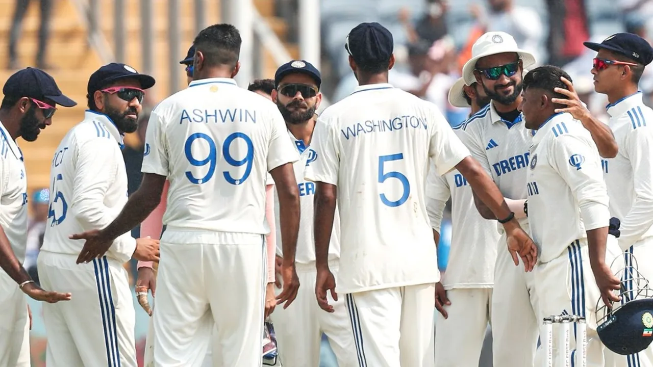 india vs new zealand test series 2nd test pune mca stadium