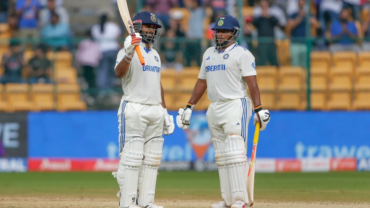 Rishabh pant, ind vs nz bengaluru Test