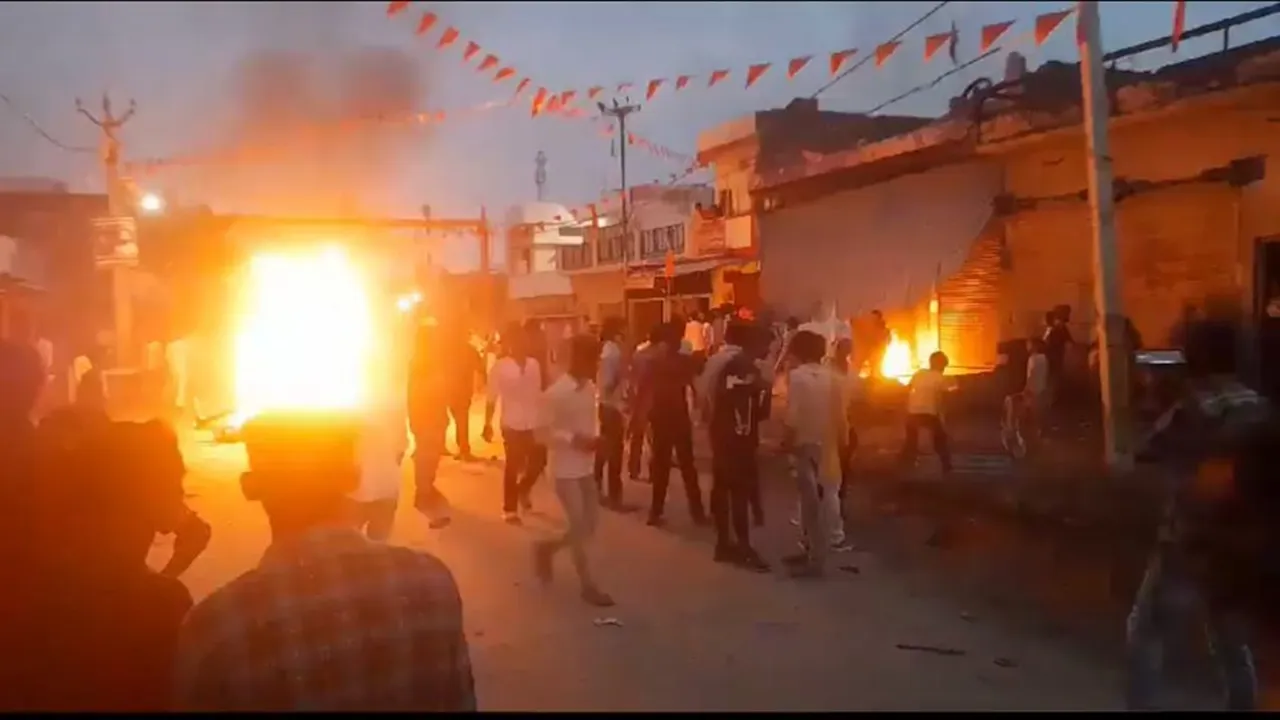 violent clash in Bahraich