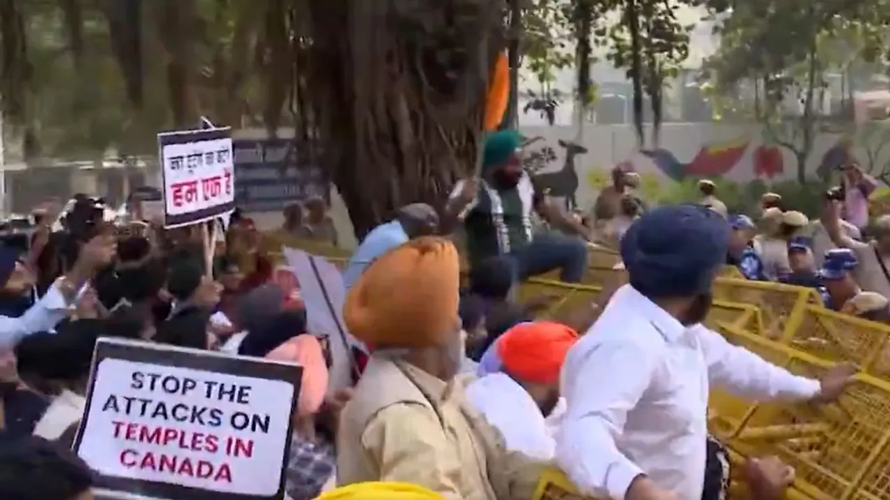 High Commission of Canada, protest outside High Commission of Canada,