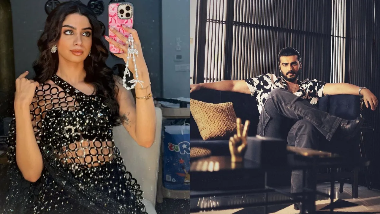 Khushi Kapoor praises arjun kapoor for his Singham Again