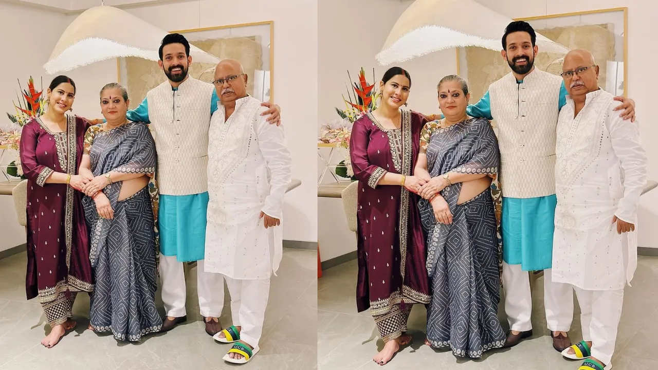 Vikrant Massey And Family