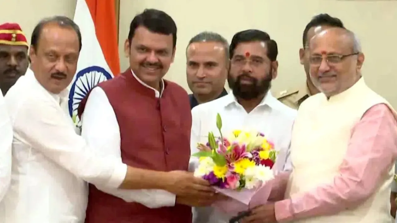 Devendra Fadnavis, Eknath Shinde, Ajit Pawar