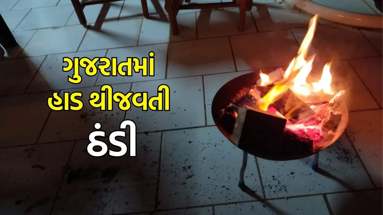 ગુજરાતમાં કડકડતી ઠંડી Gujarat winter Weather update
