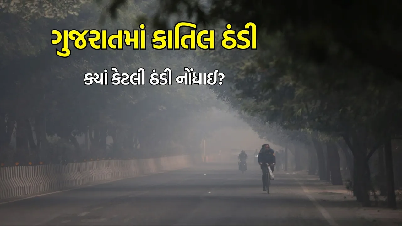 Gujarat winter Weather update