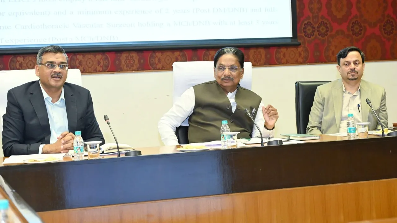 Gujarat Health Minister, Hrishikesh Patel, PMJAY Scheme Review Meeting,