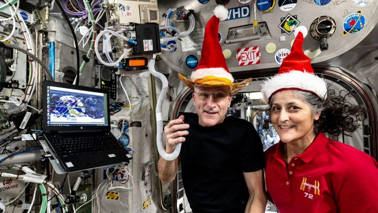 sunita williams, sunita williams xmas in space, xmas in space, nasa,