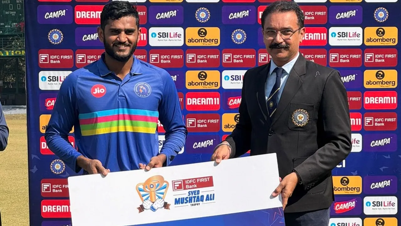 Urvil Patel, Syed Mushtaq Ali Trophy