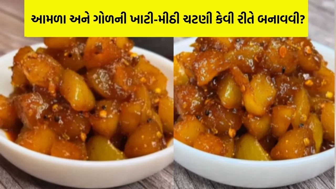 amla and jaggery chutney recipe, amla chutney recipe