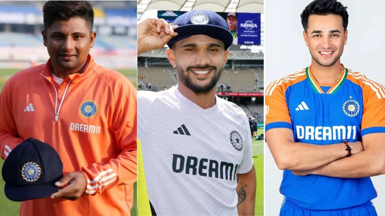 indian cricketers debut 2024, indian cricketers