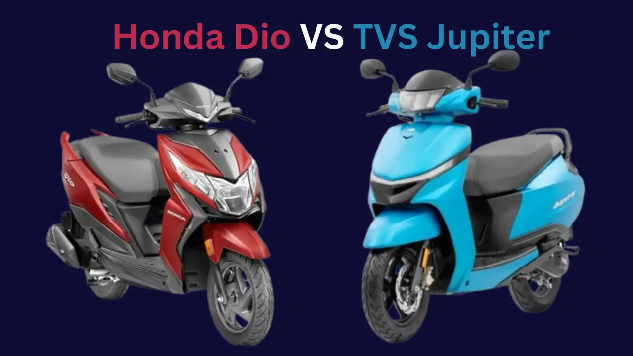Honda Dio VS TVS Jupiter 110 Comparison | 2025 Honda Dio | TVS Jupiter 110