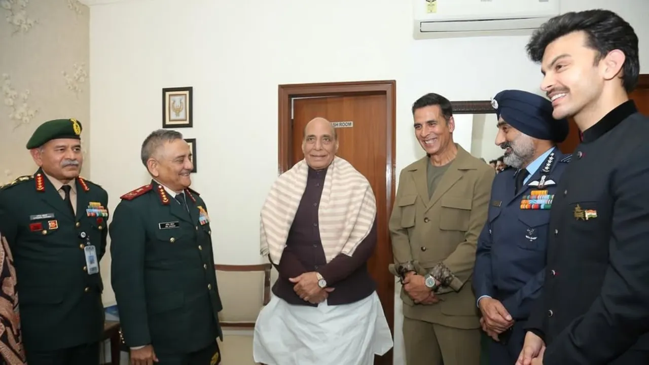 Sky Force Screening With Rajnath Singh