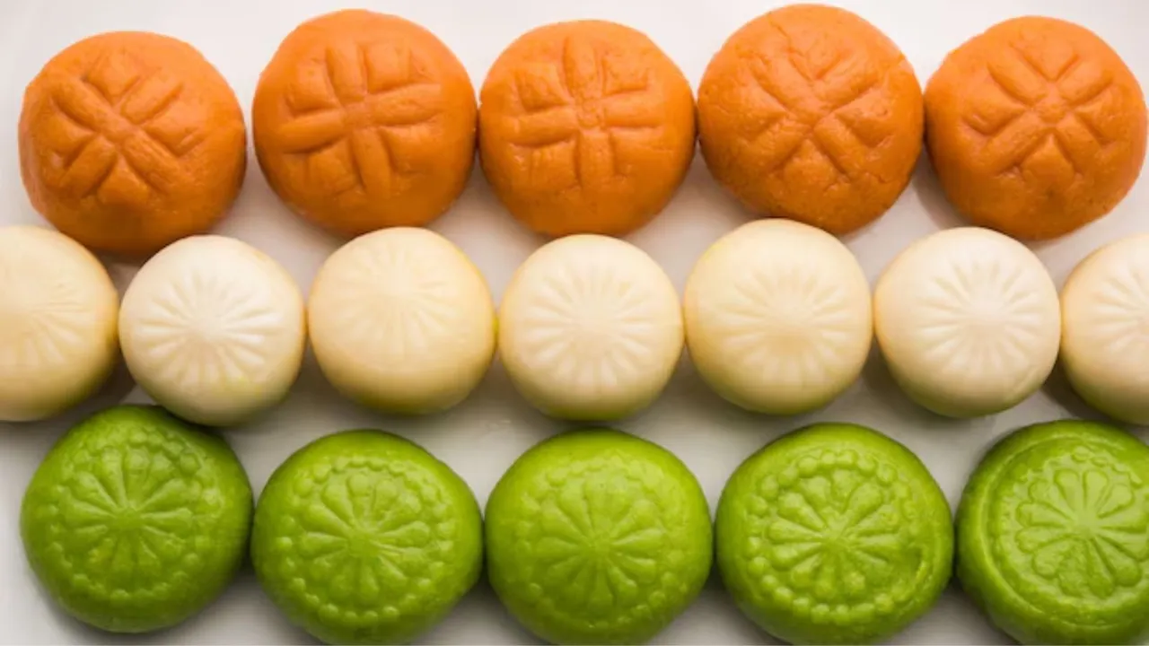 Tricolor Peda Recipe