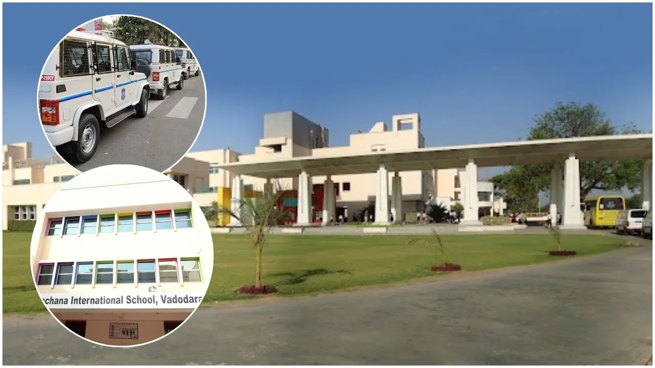 Vadodara school bomb threat new