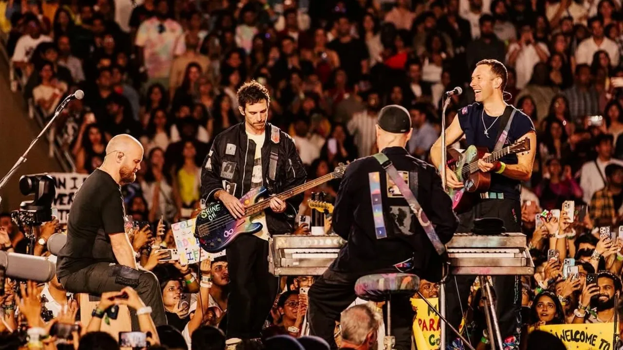 coldplay concert, Coldplay concert Ahmedabad