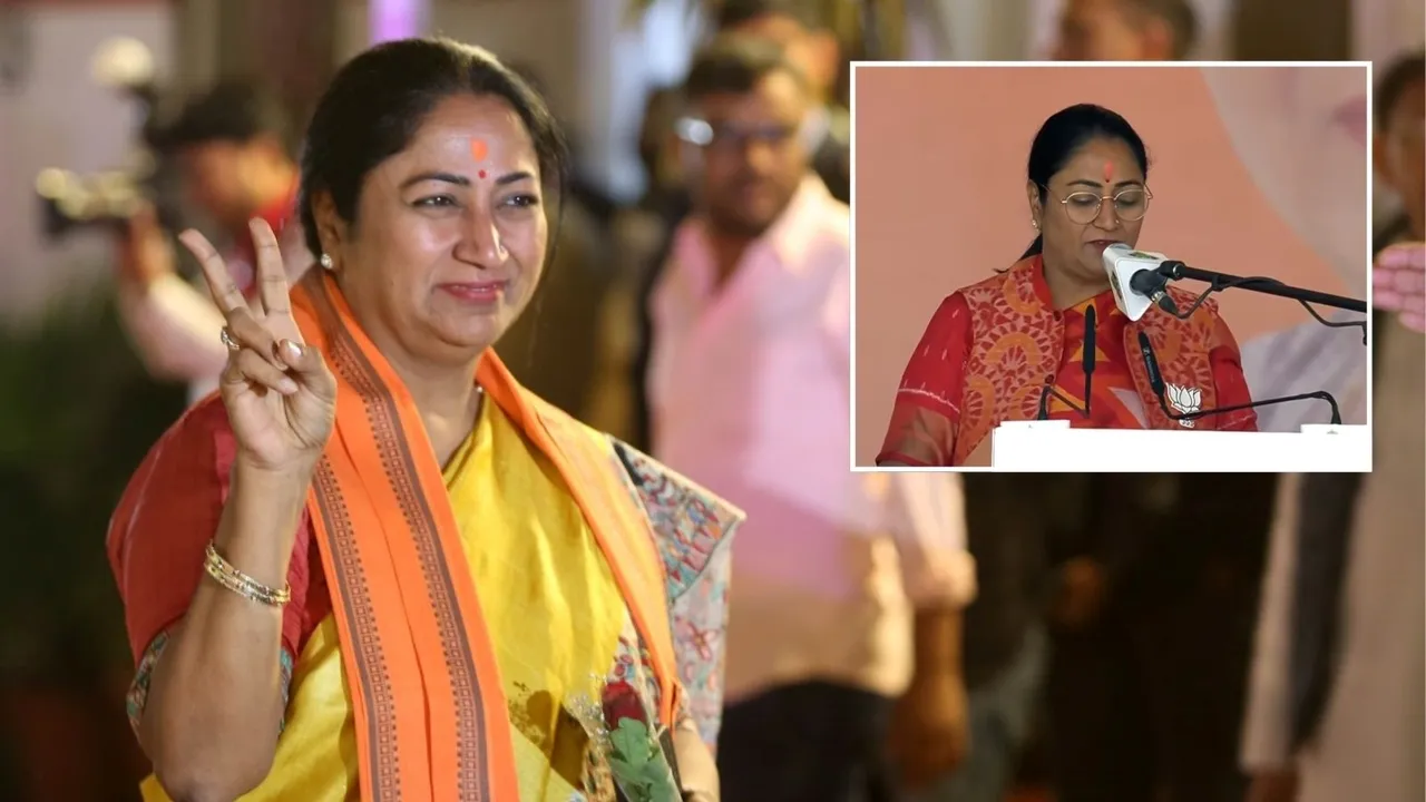 delhi cm rekha Gupta oath ceremony in gujarati