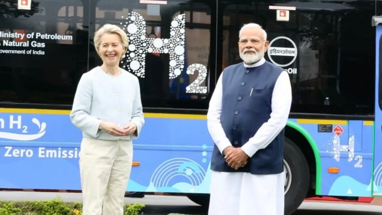 India EU Relations: ભારત અને યુરોપિયન યુનિયન વચ્ચે સદીની શ્રેષ્ઠ ભાગીદારી સ્થપાશે, EU પ્રમુખ ઉર્સુલા વોન ડેરે વ્યક્ત કર્યો વિશ્વાસ - European Commission Chief Ursula von der says India European union one of defining partnerships of century