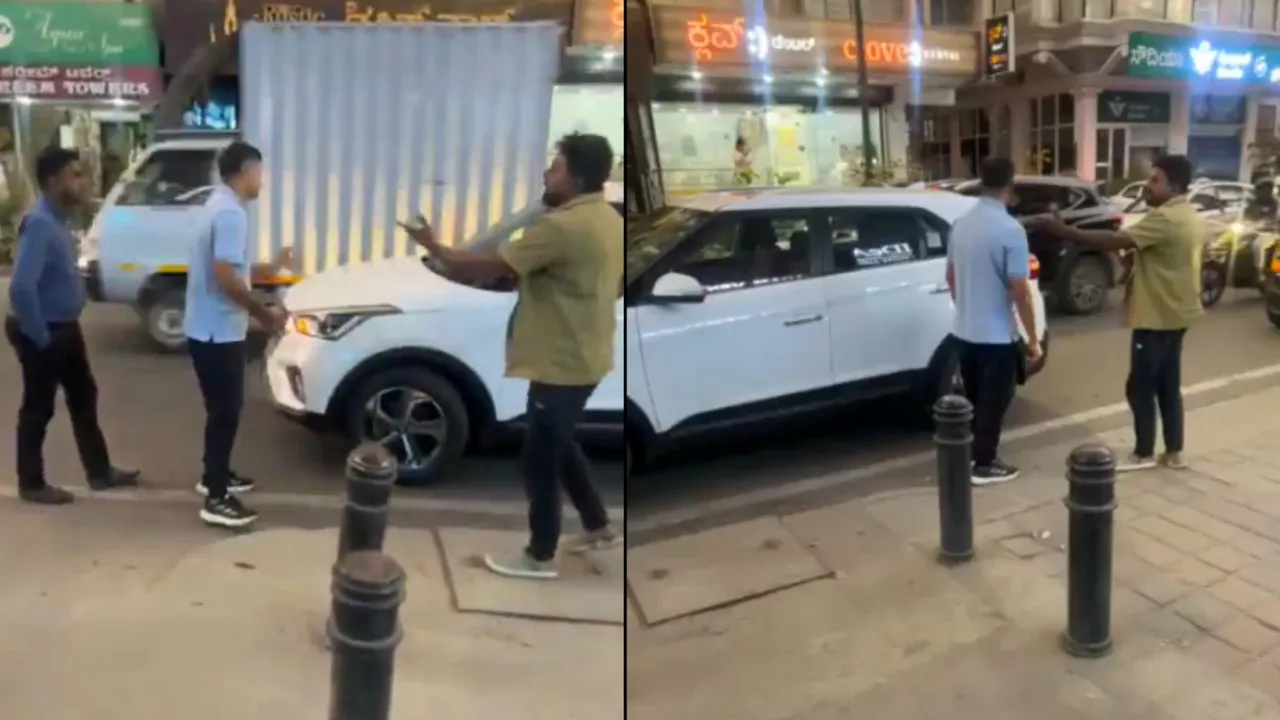 Rahul Dravid Car Accident Watch Viral Video News in Gujarati | રાહુલ દ્રવિડ કાર અકસ્માત થતાં ટેમ્પો ચાલક સામે ગુસ્સાથી લાલઘૂમ! જુઓ વીડિયો