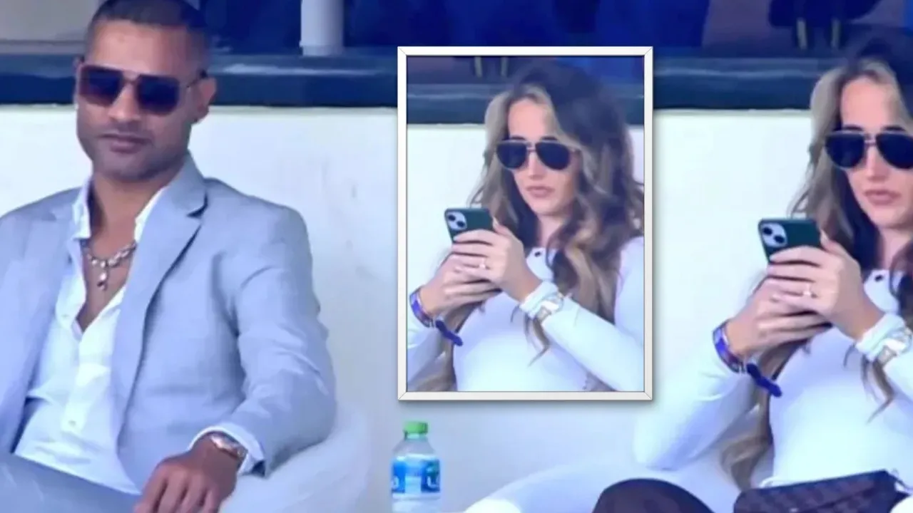 Shikhar Dhawan mystery girl, Shikhar Dhawan viral photos