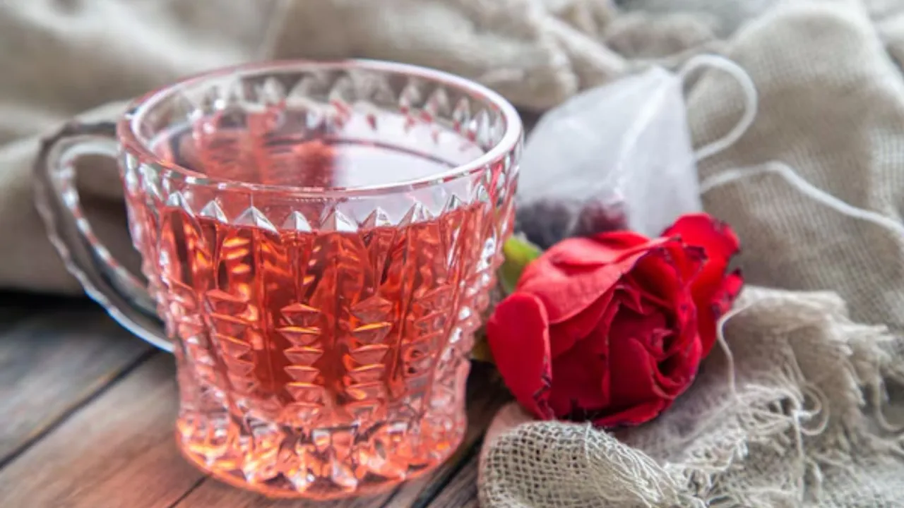 Valentine Day Special Rose Tea Recipe