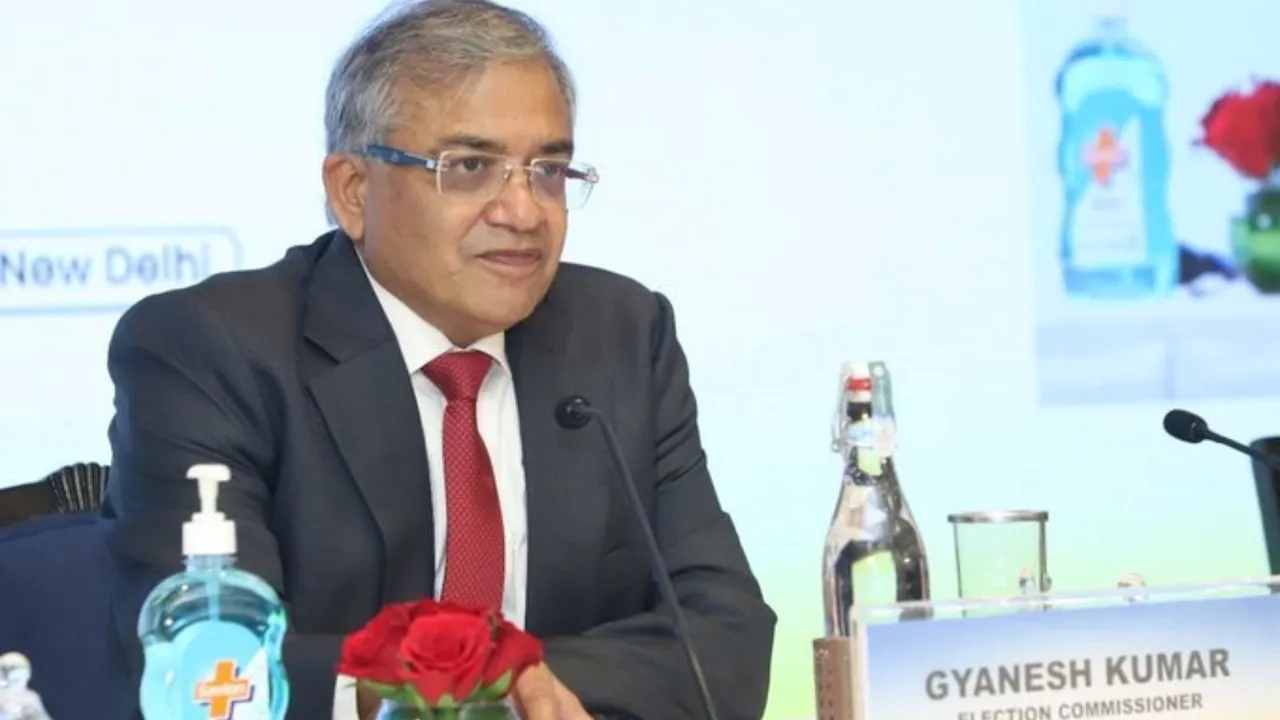 gyanesh kumar, chief election commissioner of india