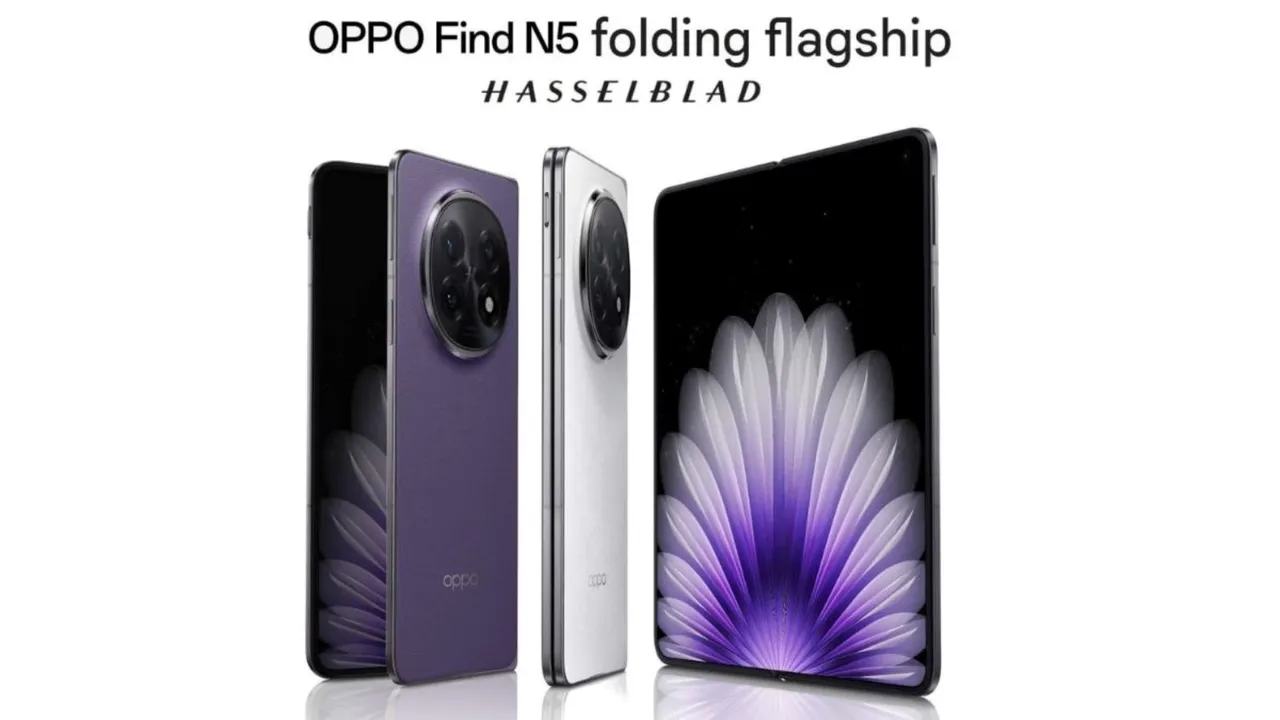 oppo find n5 foldable smartphone, oppo find n5