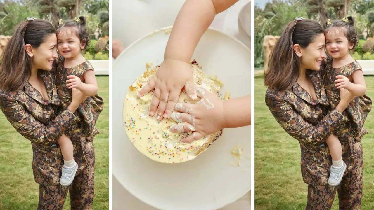 Alia bhatt with raha kapoor photos