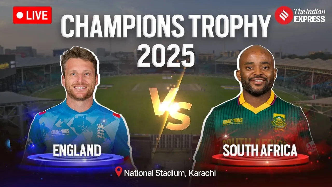 Champions Trophy 2025, ENG vs SA