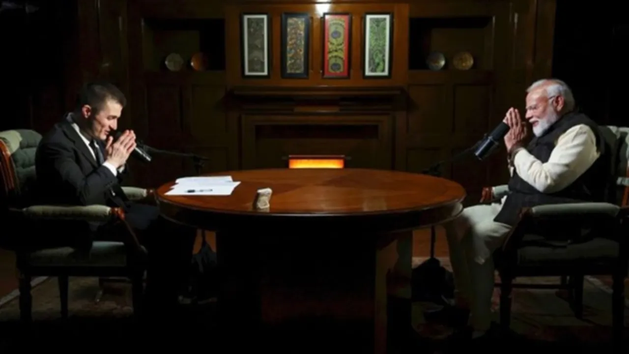 PM modi podcast with lex friedaman