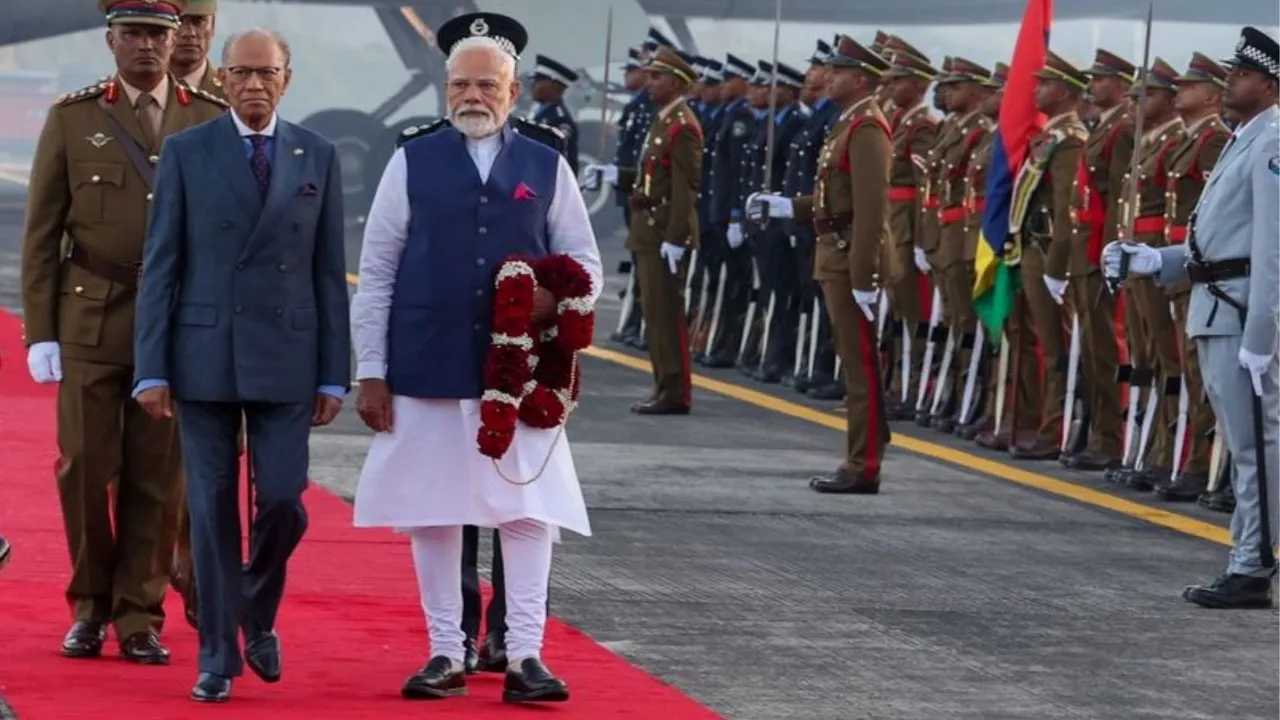 PM modi mauritius visit