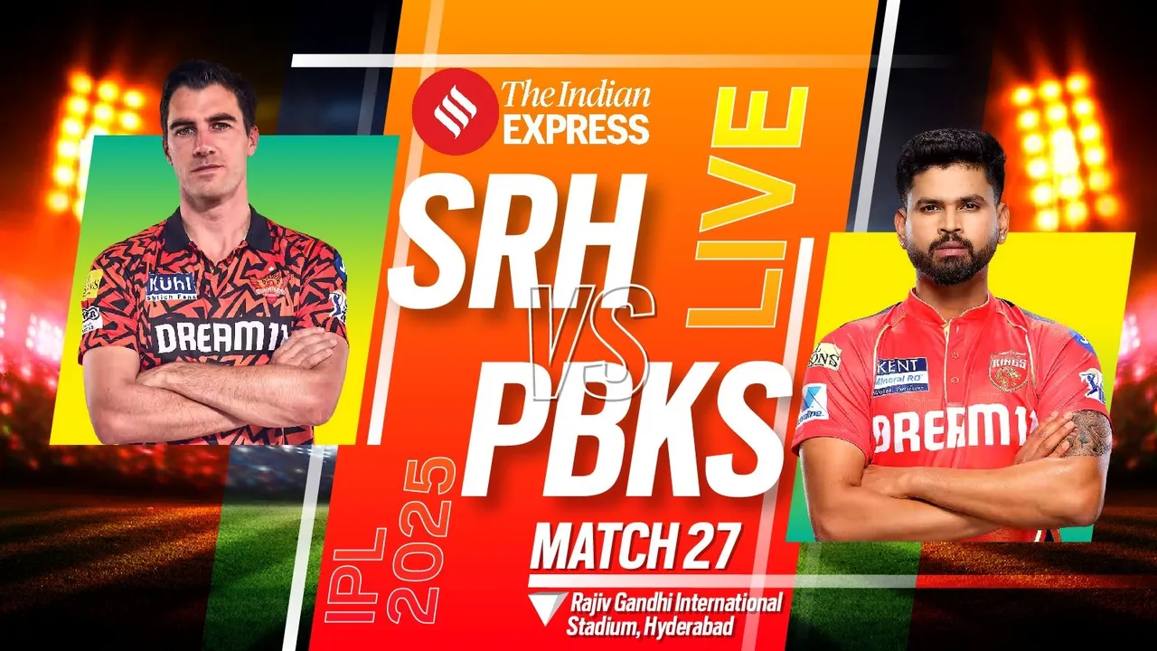 IPL Live Score 2025 SRH vs PBKS, IPL 2025, SRH vs PBKS