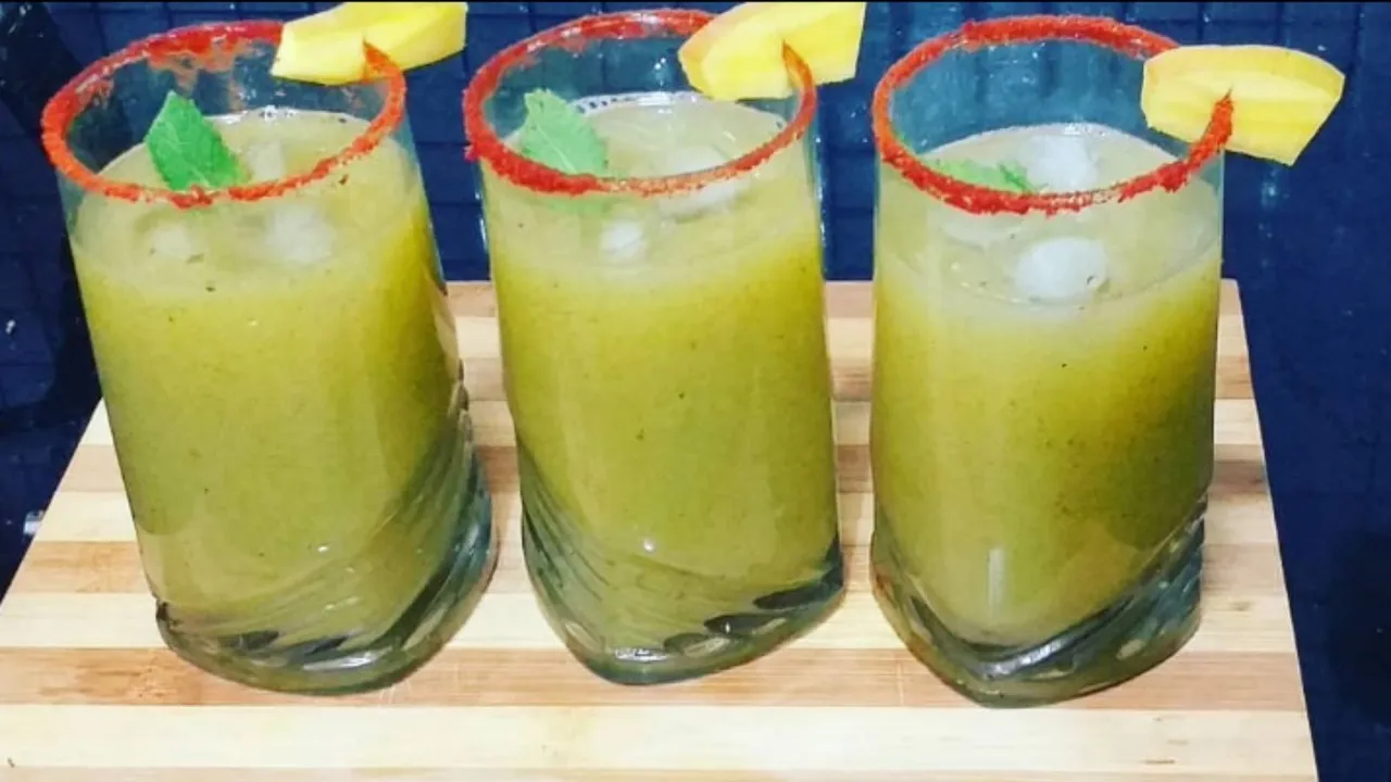 Kachchi Kairi Sharbat Recipe, Kachchi Keri Sharbat