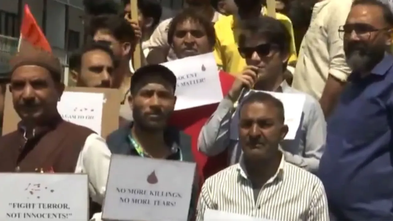 Pahalgam Terror Attack Protest