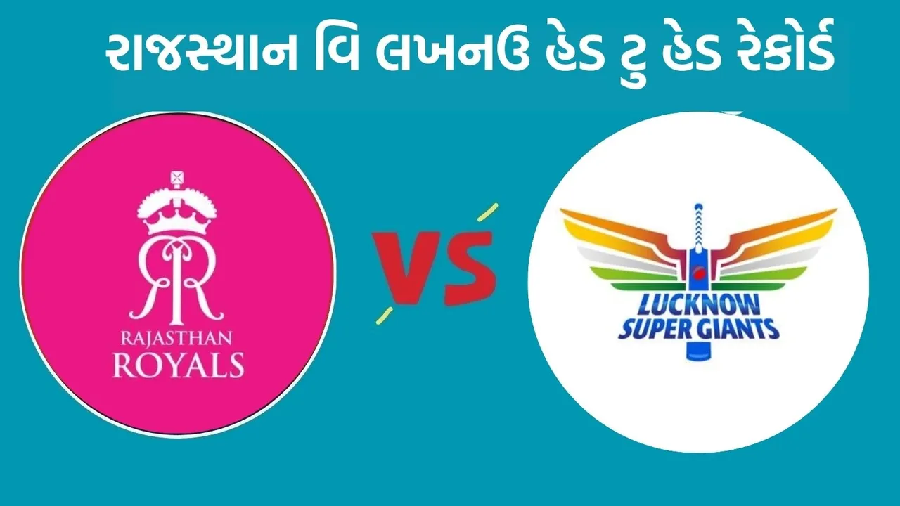 RR vs LSG Head To Head, IPL 2025