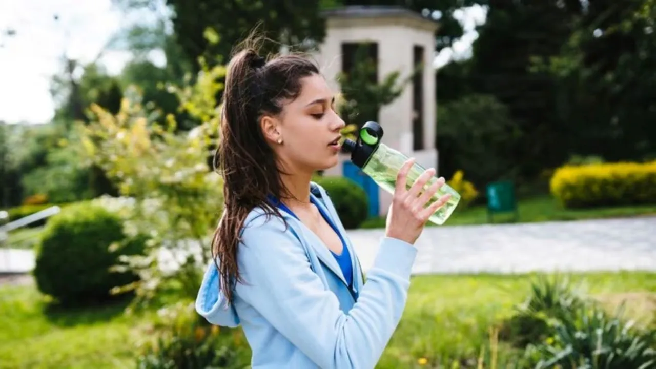 Water in summer, summer