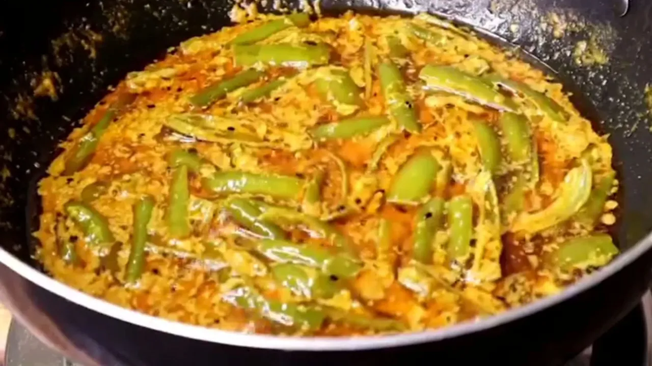 Malai Chili recipe, How To Make Malai Mirchi Sabji,