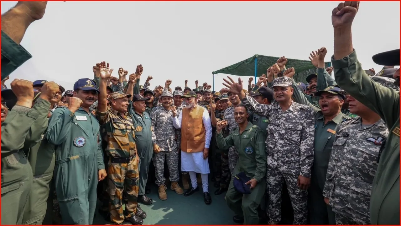 PM modi in AFS Adampur