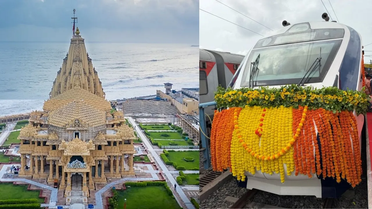 Vande Bharat Express, Somnath Temple, Ahmedabad To Somnath Temple